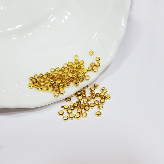 Grapa 2.0mm Dorado x 200pcs (1.9grm Aprox.)