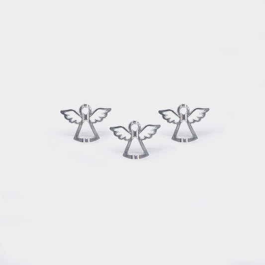 Pewter Dije Angel 19075 22 x 29mm – Envejecido