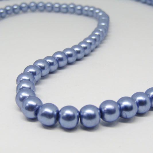 Perla Acrílica 6mm Azul Indigo