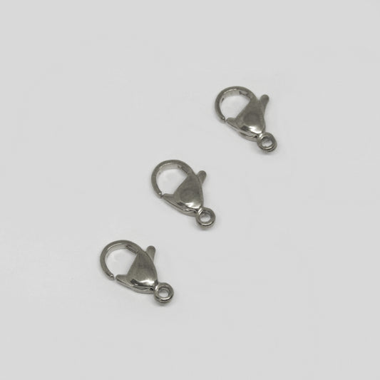 Broche Perico 12mm Acero 316 – Tono níquel