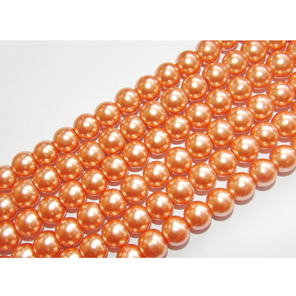 Perla Acrílica 10mm Naranja