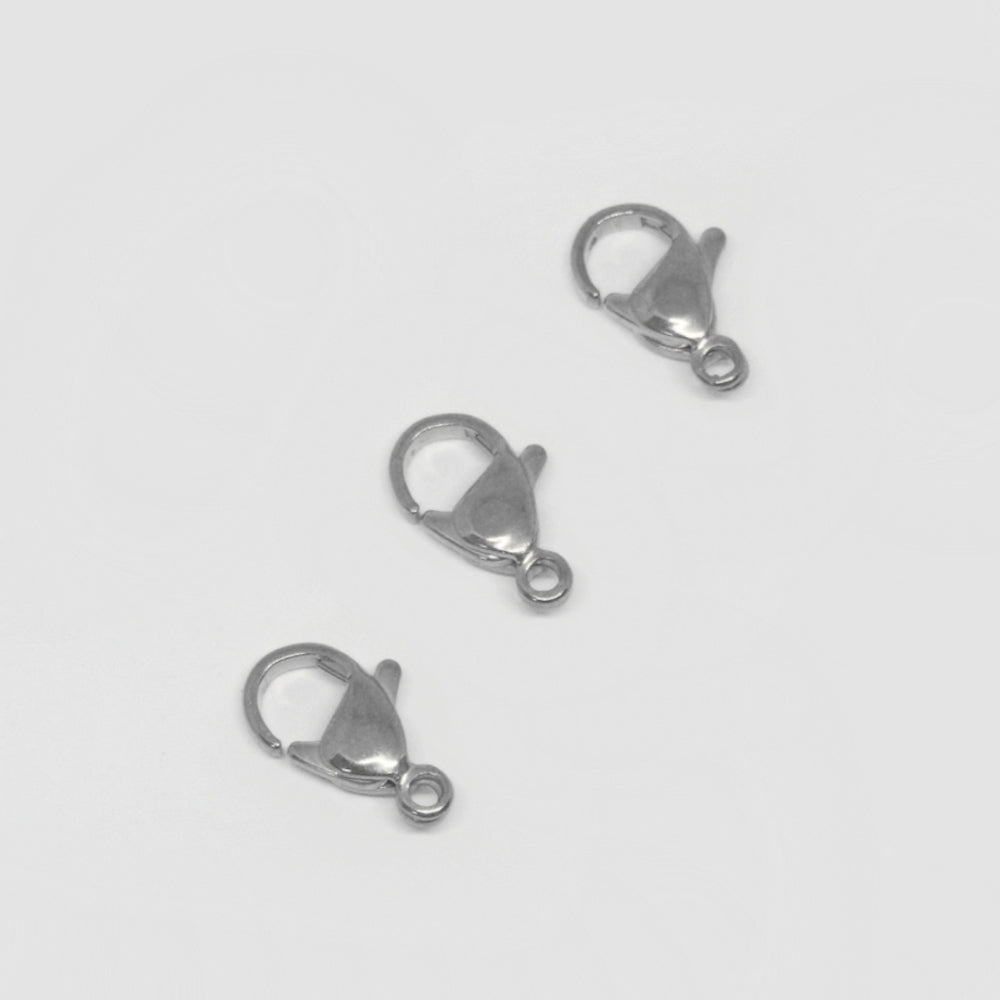 Broche Perico 15mm Acero 316 – Tono níquel