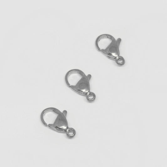 Broche Perico 15mm Acero 316 – Tono níquel