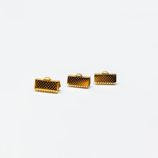 Terminal Maleta 15mm Acero Dorado