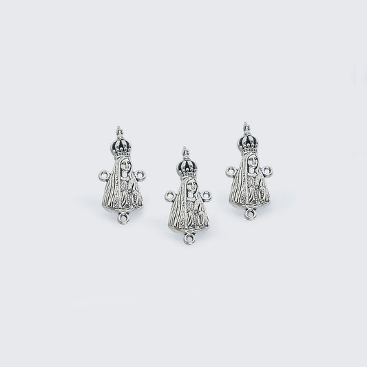 Pewter Encuentro Virgen de Fatima 17659 31 x 14mm – Envejecido