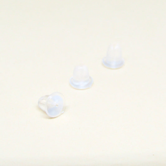 Tapa Plastica para Arete 5mm x 10grm