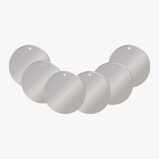 Base Redonda Acero Inoxidable 15mm 1 Hueco