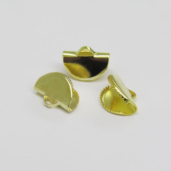 Terminal Maleta Oval 13mm – Dorado
