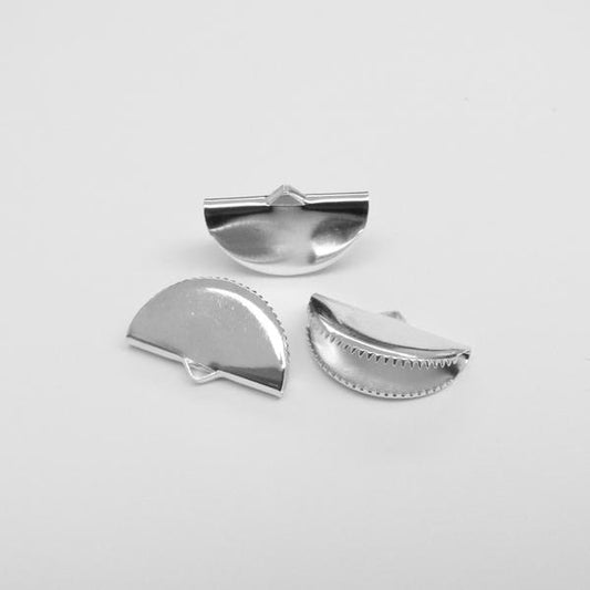 Terminal Maleta Oval 20mm – Plateado