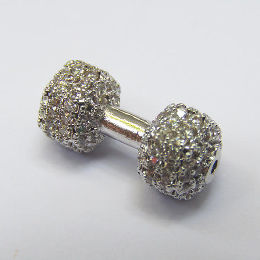 Pewter Stras Pesa – Plateado