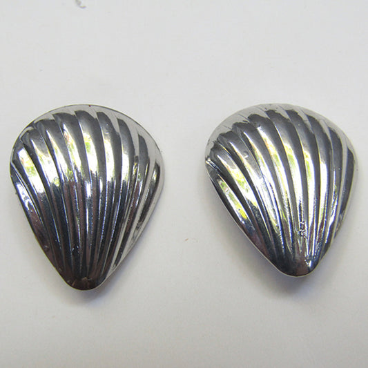 Base Arete Concha Grande – Plateado