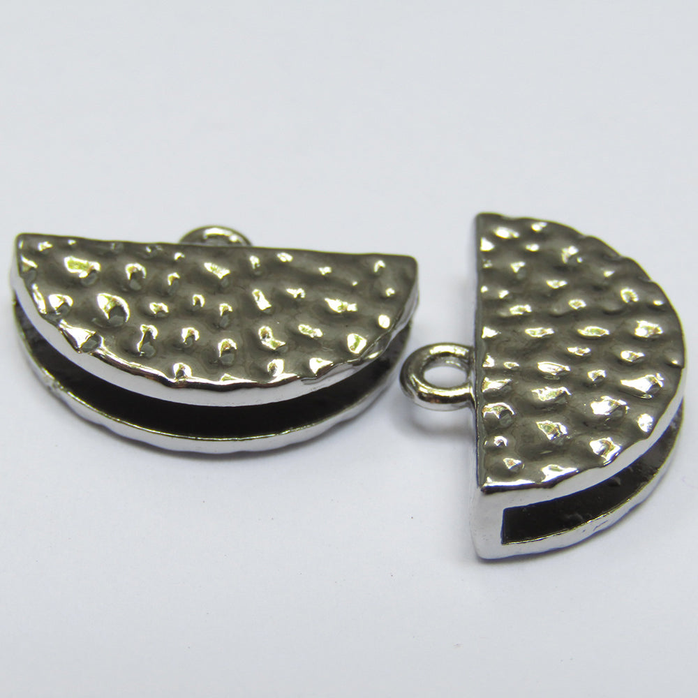 Base Arete Media Luna – Plateado