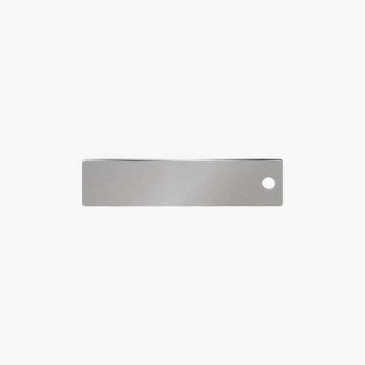 Placa de Acero Plateada 10 x 40mm