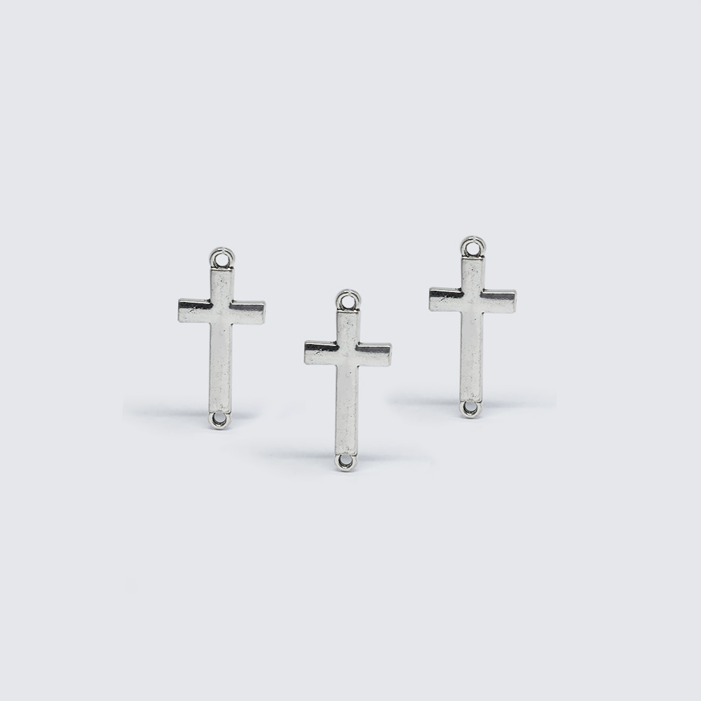 PEWTER DIJE CRUZ 31445 2 ARGOLLAS