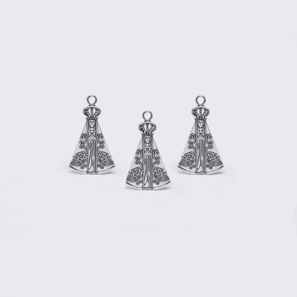 PEWTER DIJE VIRGEN DE CONCEPCION APARECIDA 39207 55*33MM