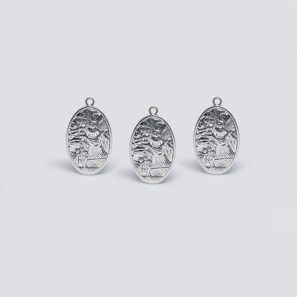 PEWTER MEDALLA SAN MIGUEL ARCANGEL 30519 44*26MM