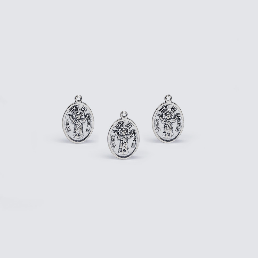 PEWTER MEDALLA DIVINO NIÑO 8962 26*16MM