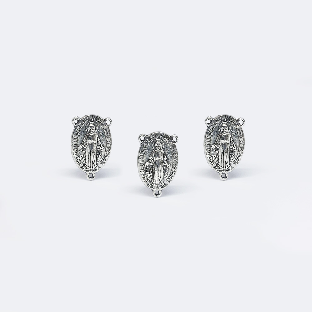 PEWTER ENCUENTRO NUESTRA SENORA MEDALLA MILAGROSA 961