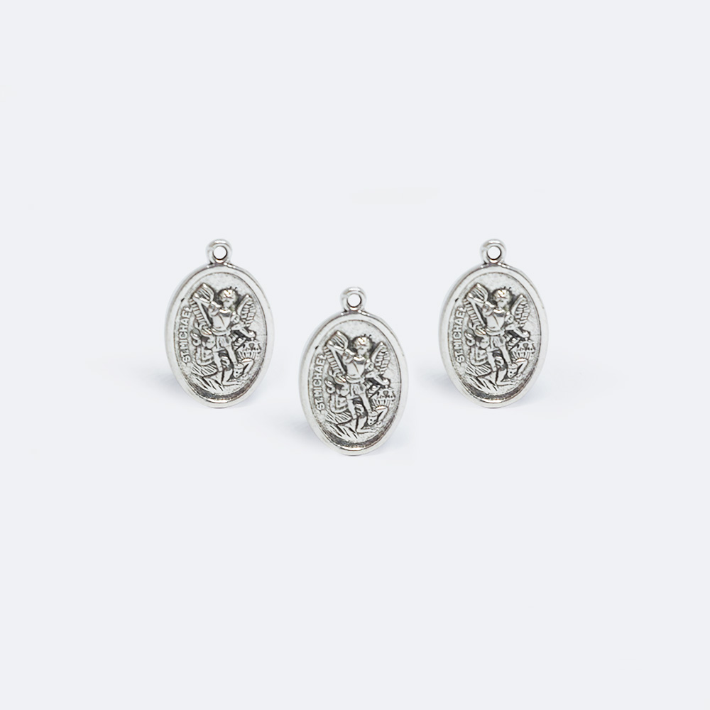 PEWTER MEDALLA SAN MIGUEL ARCANGEL 8960