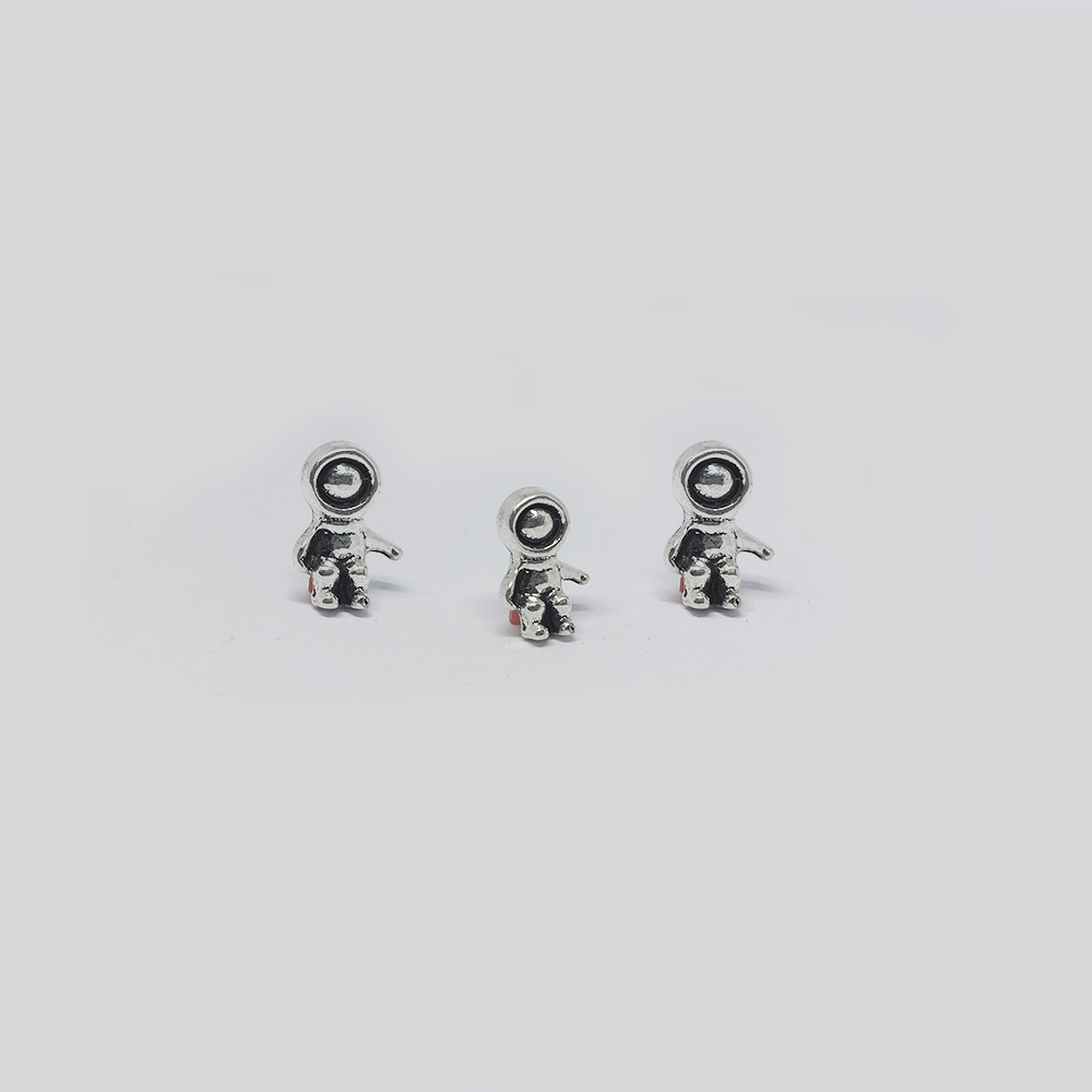 PEWTER DIJE ASTRONAUTA 43952 13*9MM