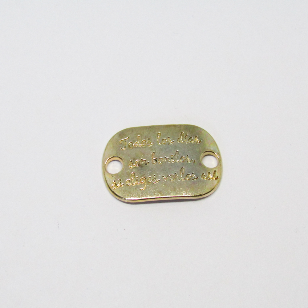 DIJE DE PEWTER 36905  DORADO