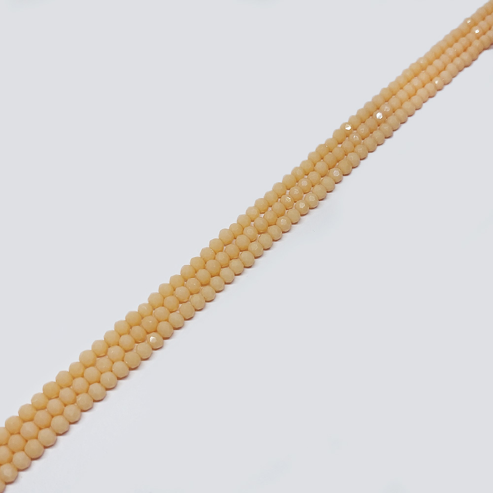 CRISTAL DONA SALMON SEMI MATE 3*4MM