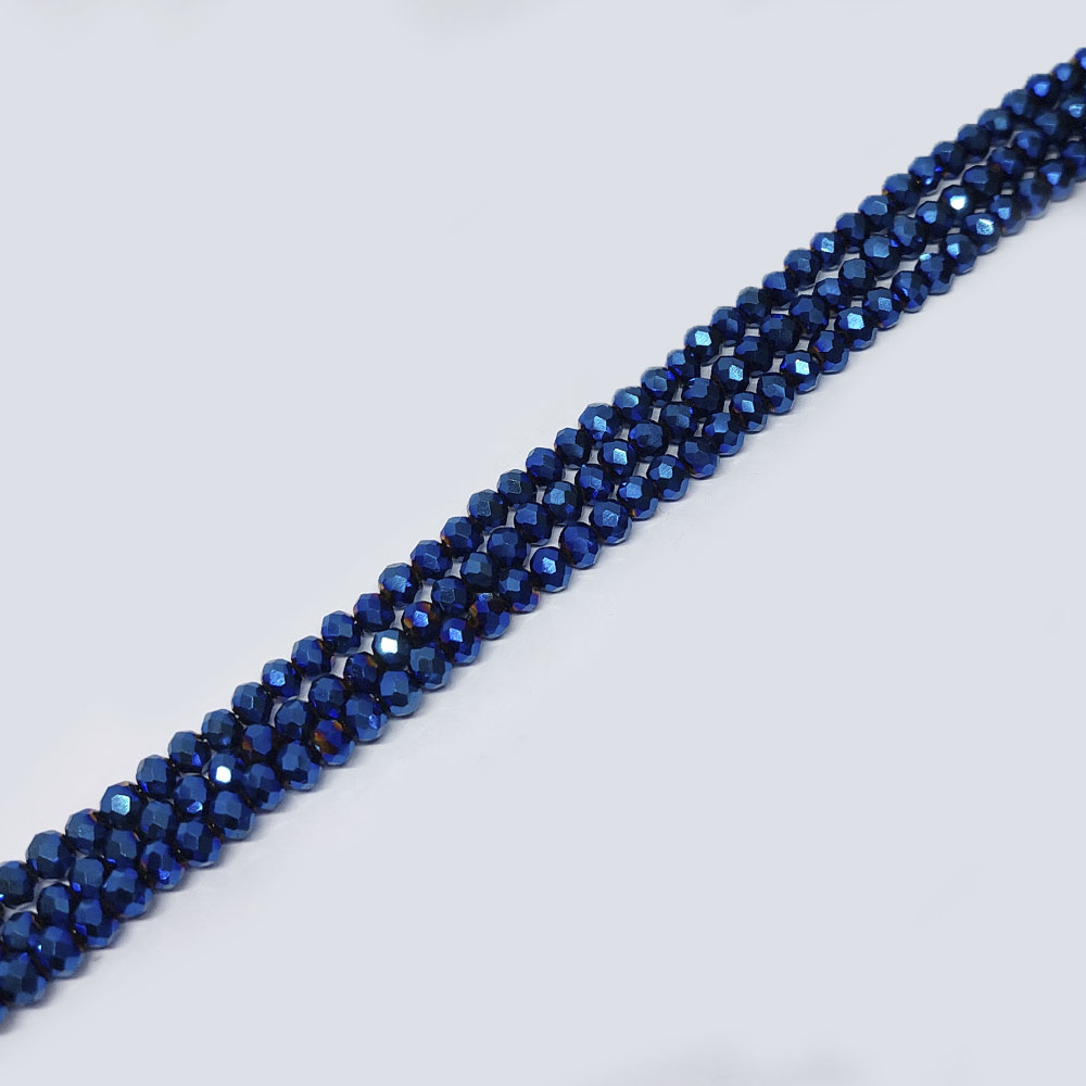 DONA CRISTAL AZUL METALIZADO 3*4MM