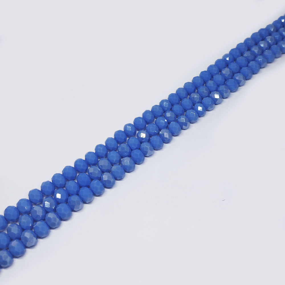 CRISTAL DONA AZUL ROYAL MATE TORNASOL 7*8MM