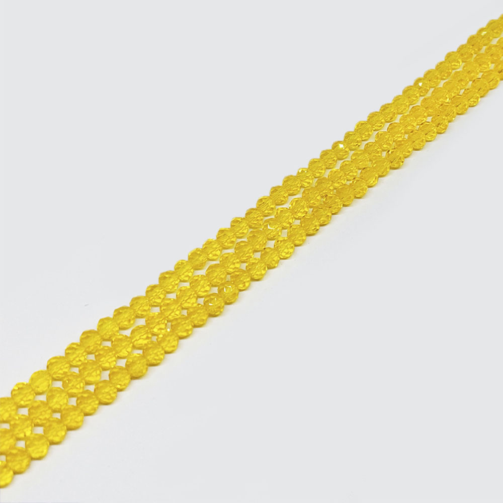 DONA CRISTAL AMARILLO TRANSPARENTE 7*8MM