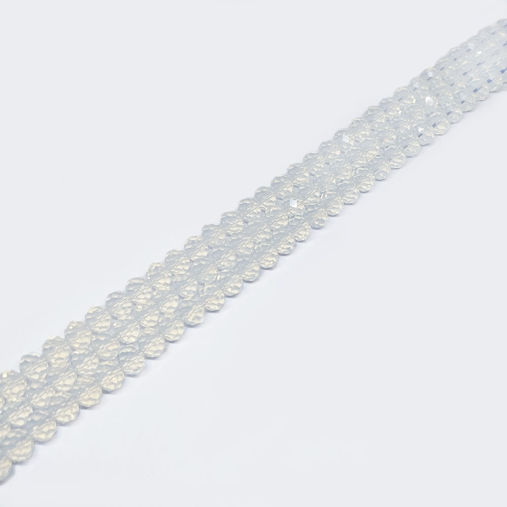 CRISTAL DONA TRANSPARENTE OPALINA 7*8MM