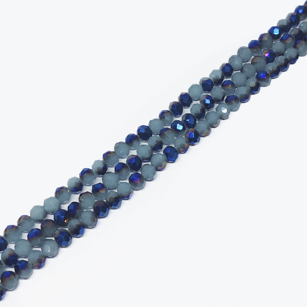 DONA CRISTAL DOBLE CARA AZUL-CELESTE CLARO METALIZADO MATE 7*8MM