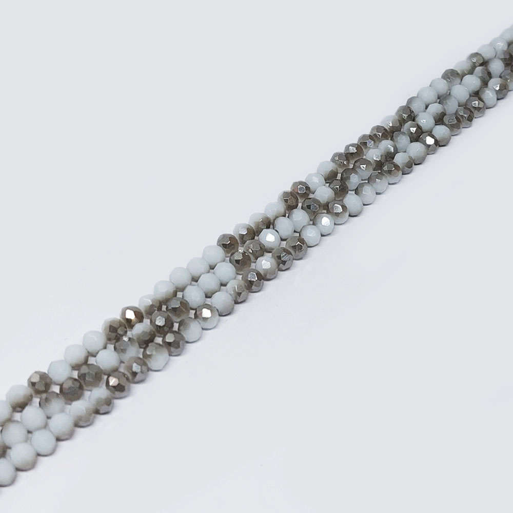 DONA CRISTAL DOBLE CARA BLANCO-AHUMADO MATE TORNASOL 7*8MM
