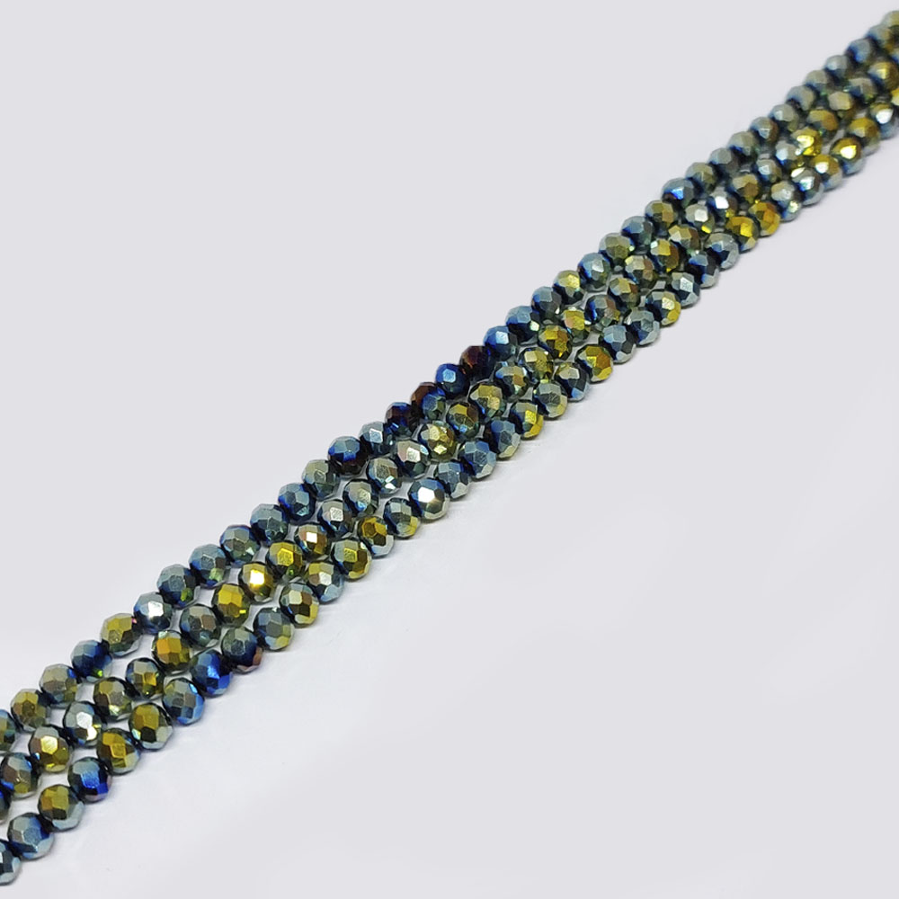CRISTAL DONA MULTICOLOR METALIZADO 7*8MM