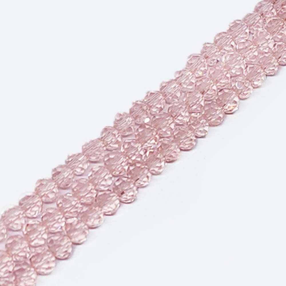 CRISTAL DONA ROSA CLARO TRANSPARENTE 8*10MM