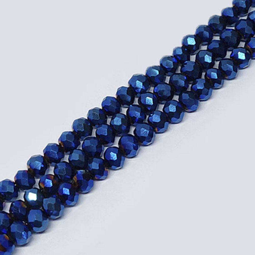 DONA CRISTAL AZUL METALIZADO 8*10MM