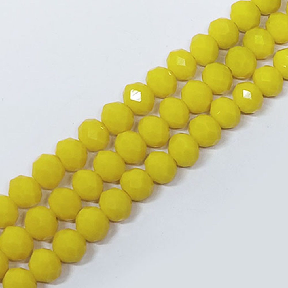 DONA CRISTAL AMARILLO MATE 8*10MM