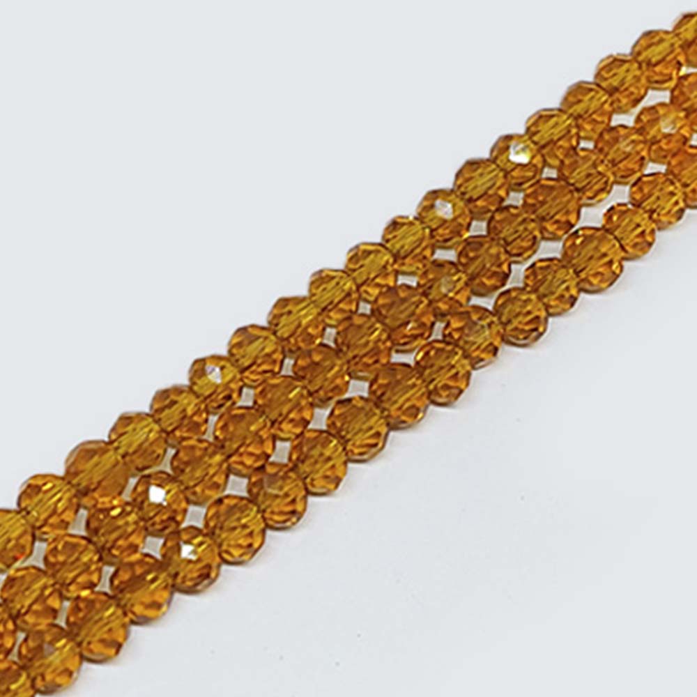 DONA CRISTAL DORADO TRANSPARENTE 8*10MM