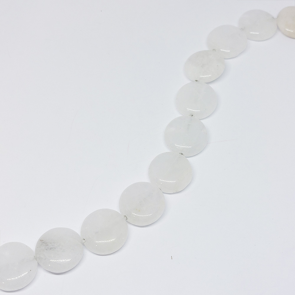 TIRA PIEDRA NATURAL CUARZO BLANCO REDONDO 16MM