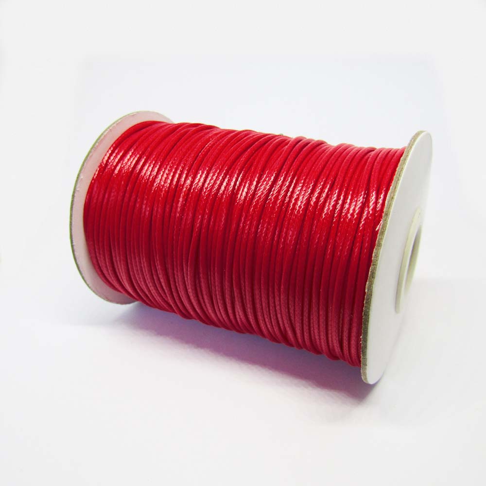 HILO ENCEDADO ROJO SATINADO 1.5MM * 80 YDAS