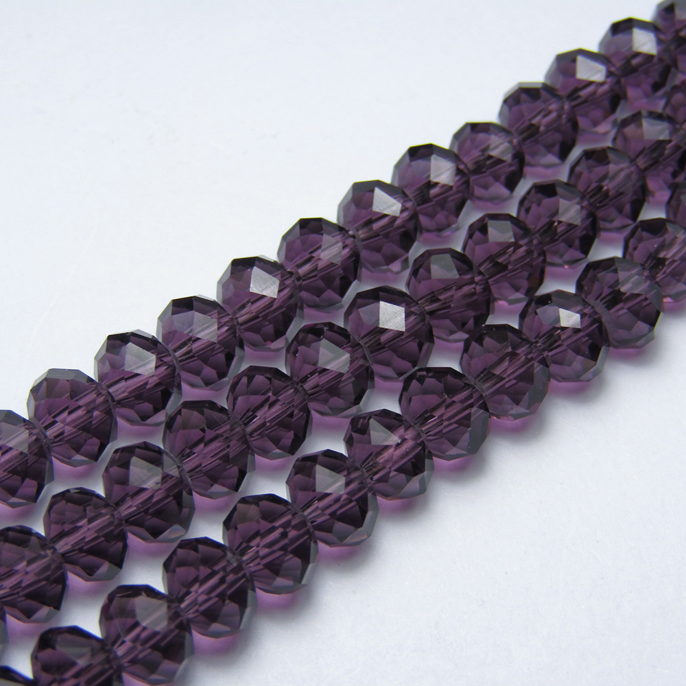 CRISTAL DONA MORADO TRANSPARENTE OSCURO 5*6 MM