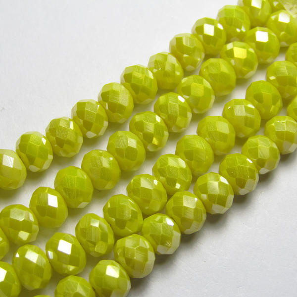 CRISTAL DONA AMARILLO MATE TORNASOL OSCURO 5*6 MM