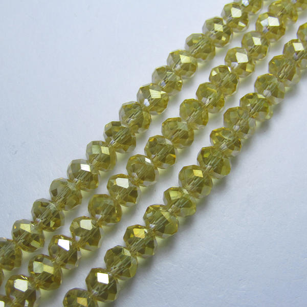 CRISTAL DONA AMARILLO TORNASOL 5*6 MM
