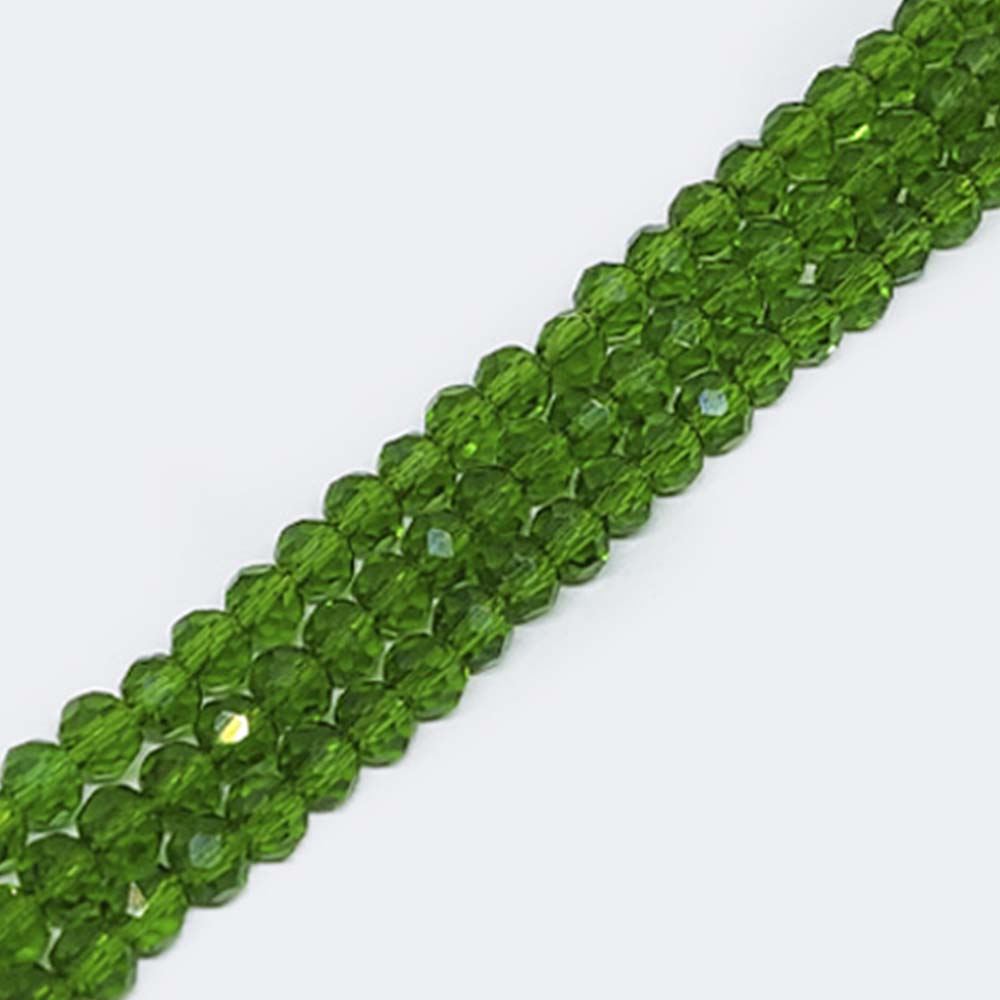 CRISTAL DONA VERDE TRANSPARENTE 8*10 MM