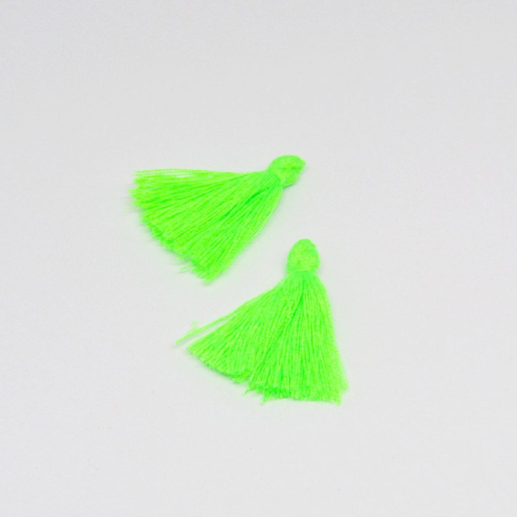 FLECO PEQUEÑO VERDE NEON *10 UNID