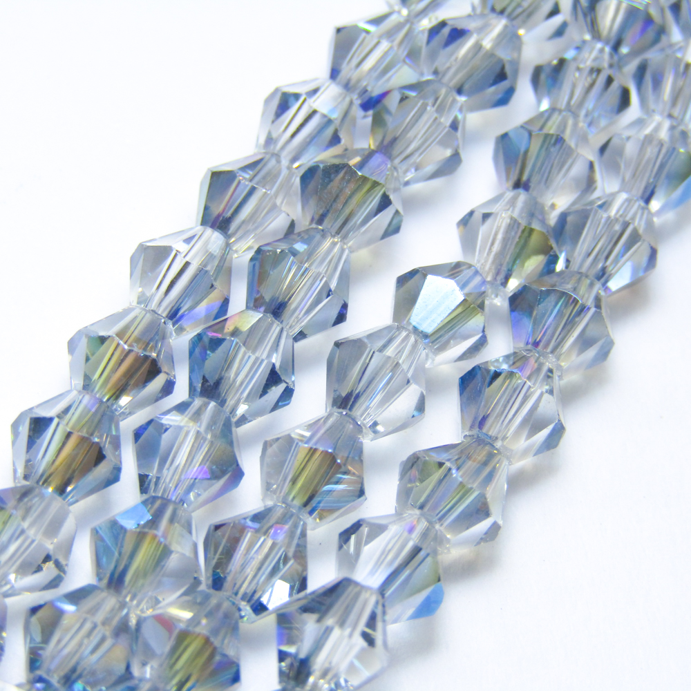 CRISTAL ROMBO AHUMADO TORNASOL CLARO 6MM