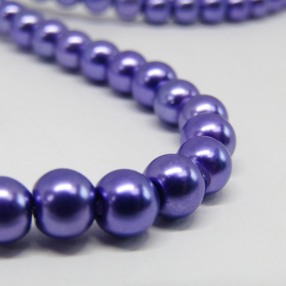 PERLA ACRILICA 6MM      MORADO