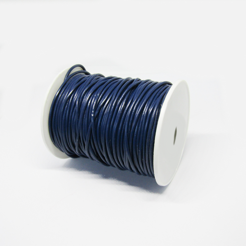 CUERO NATURAL 2 MM  50MT AZUL