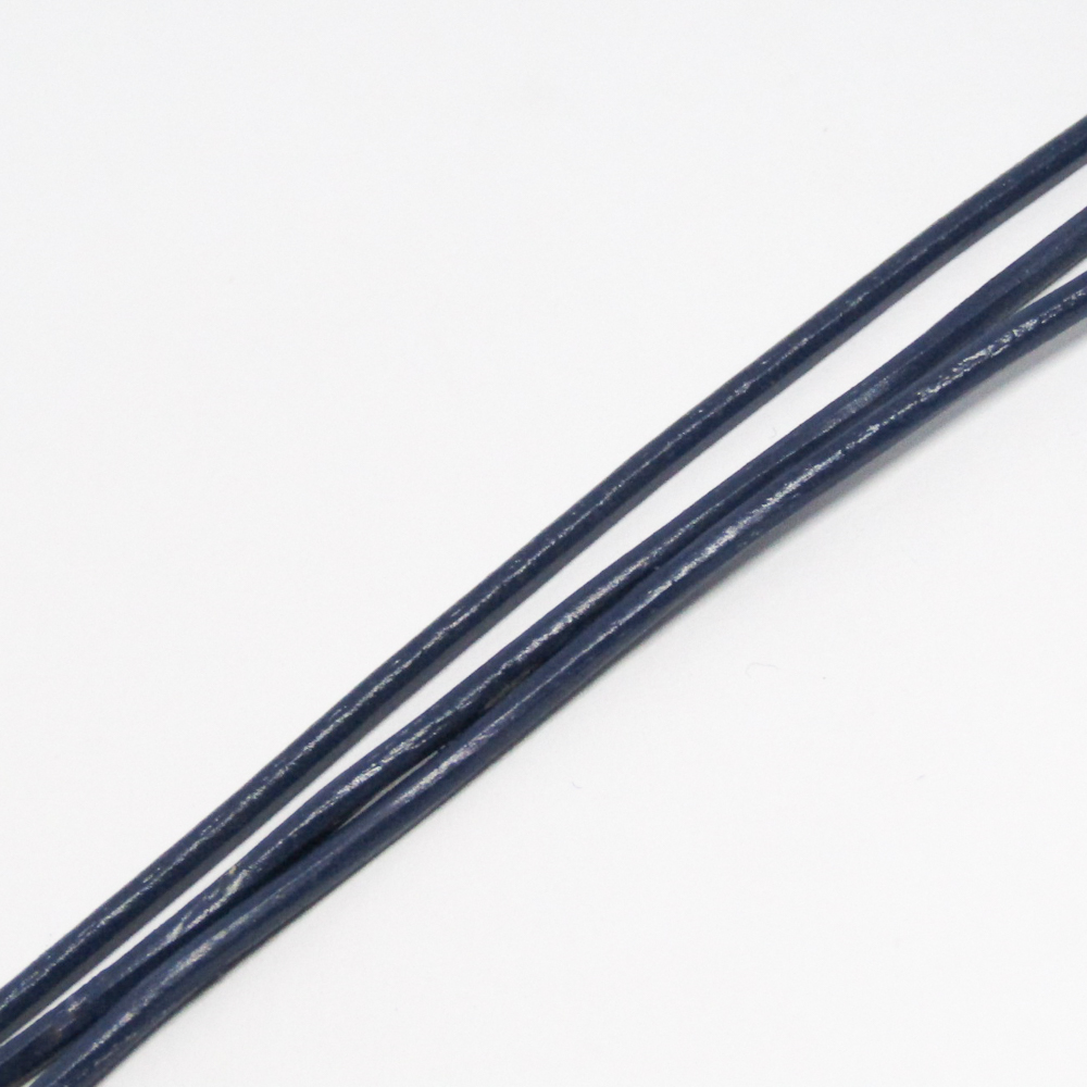 CUERO NATURAL 2MM AZUL