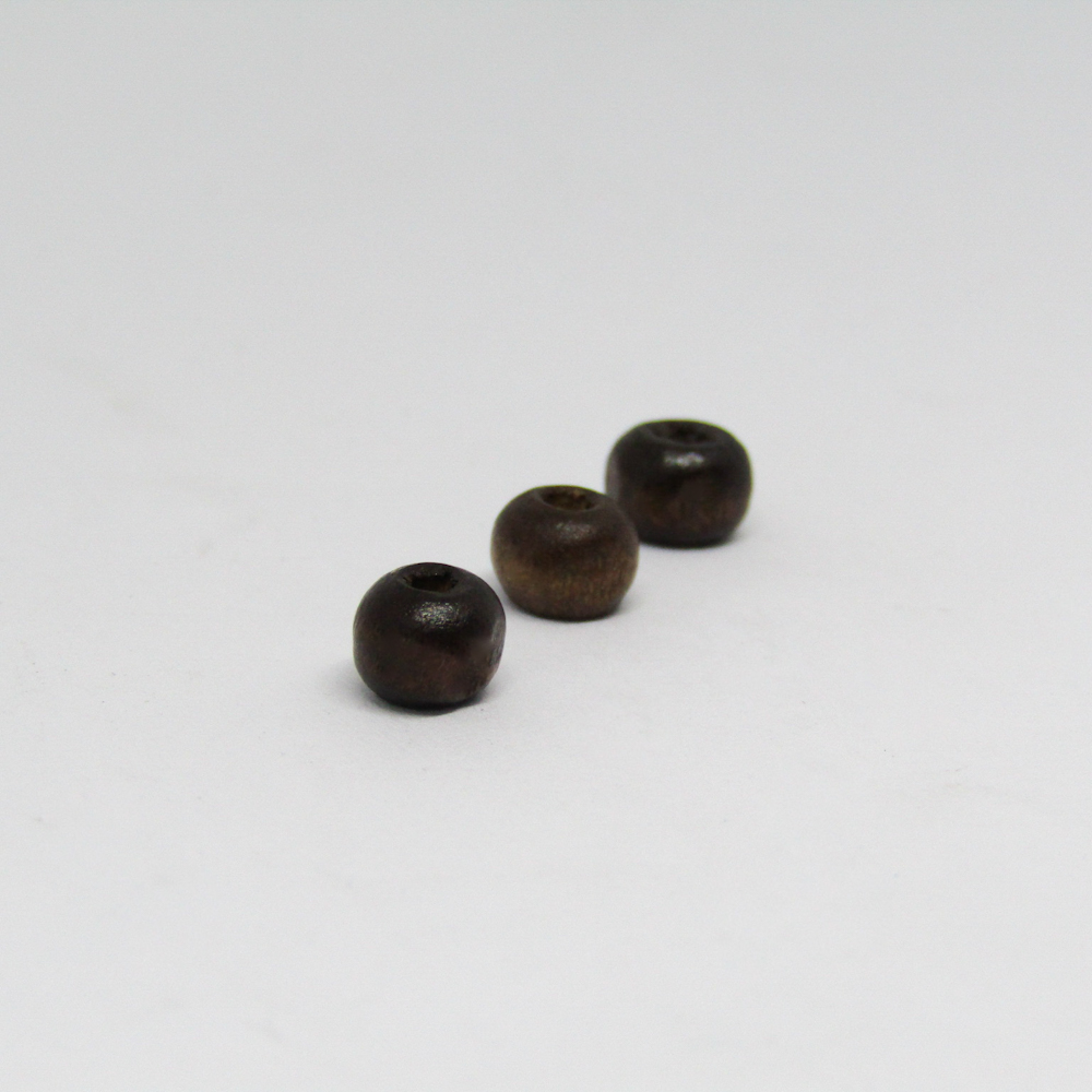MADERA BOLA 6MM CAFE OSCURO