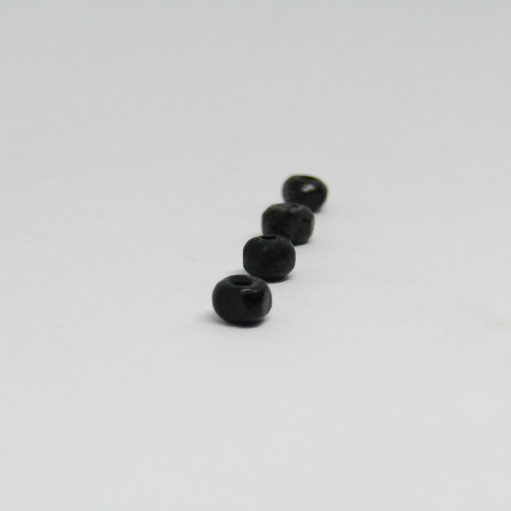 BOLA DE MADERA 3*4MM NEGRO